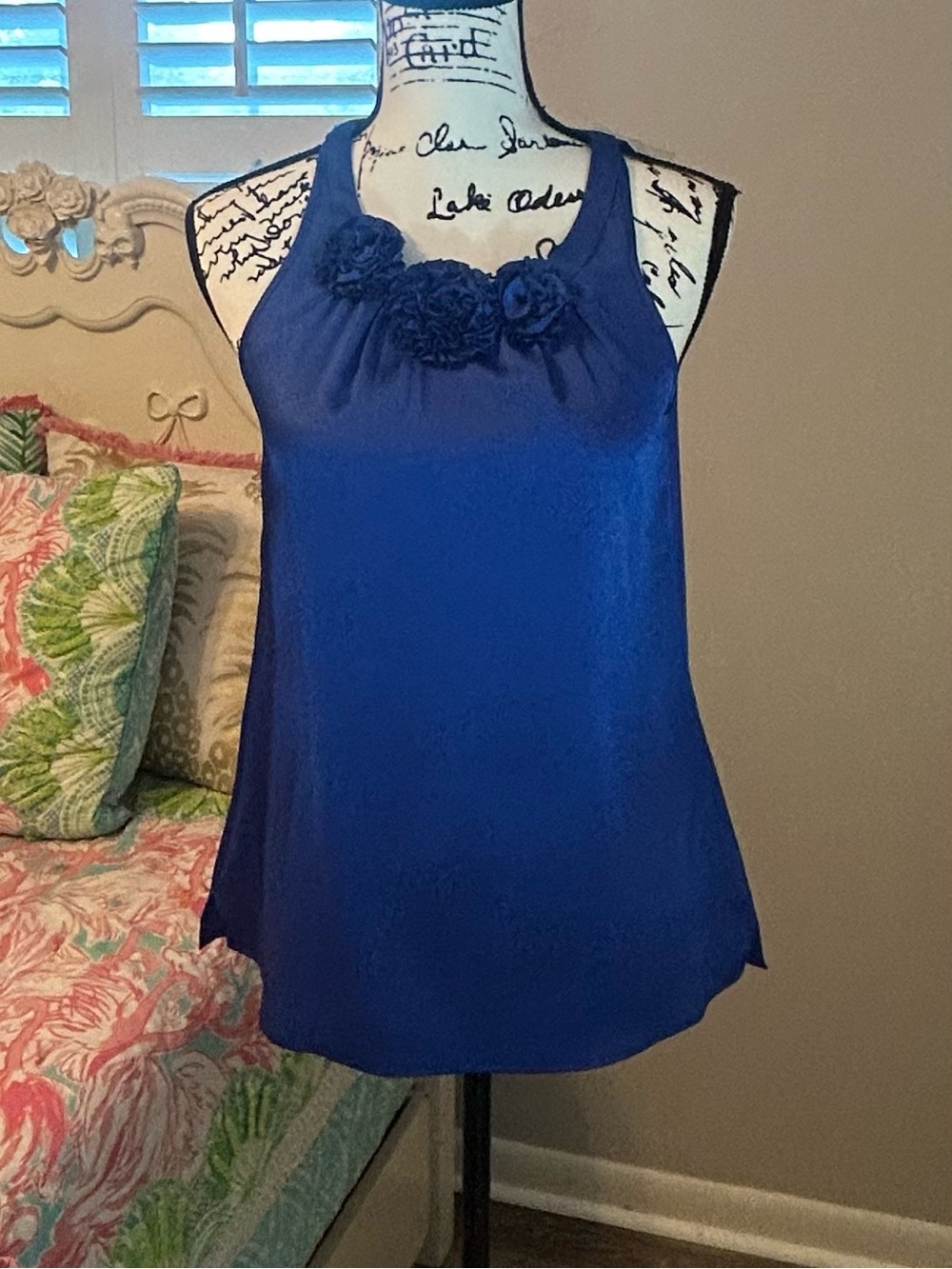 NWT Lilly Pulitzer Whithers Top, Starry Blue, Size Small